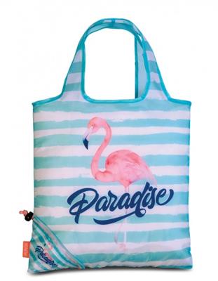 Fabrizio shopper 38 x 38 cm Paradise blauw