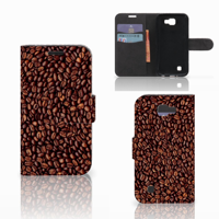LG K4 Book Cover Koffiebonen