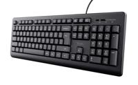 Trust TK-150 USB QWERTY toetsenbord zwart