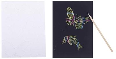 Goki scratch papier set 4-delig Goki scratch papier set 4-delig