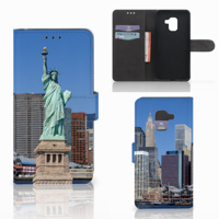Samsung Galaxy A8 2018 Flip Cover Vrijheidsbeeld
