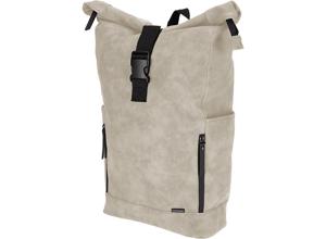 Norlander Rolltop Fietsrugzak 24L - Waterafstotend - Nubuck - 30 x 14 x 56 cm - Taupe