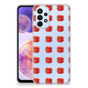 Samsung Galaxy A23 Siliconen Case Paprika Red