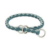 TRIXIE HALSBAND HOND CAVO HALFSLIP PETROL / SALIE 25-31X1,2 CM