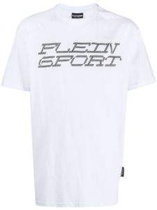 Plein Sport t-shirt en coton à motif graphique - Blanc