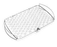 Weber Deluxe Grillkorf| Roestvrij Staal | Voor Het Grillen Van Groente, Kleine Stukjes Vlees En Bijgerechten | 40,6 cm x 25,4 cm (6471)