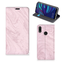 Huawei Y7 hoesje Y7 Pro (2019) Standcase Marble Pink - Origineel Cadeau Vriendin - thumbnail