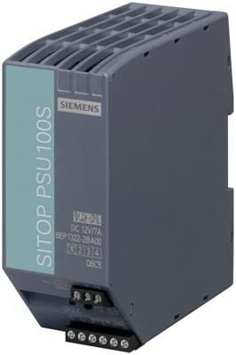 Siemens SITOP PSU100S 12 V/7 A DIN-rail netvoeding 12 V/DC 7 A 80 W Aantal uitgangen: 1 x Inhoud: 1 stuk(s)