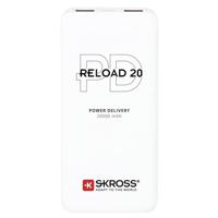 Skross Reload 20 PD Powerbank 20000 mAh Li-ion Wit Statusweergave - thumbnail