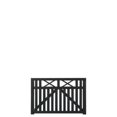 Zwart Houten Tuinpoort Vinesse 150 x 98 CM Zwart Houten Tuinpoort Vinesse 150 x 98 CM