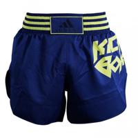 Adidas Kickboksbroek Micro Diamond Geel/ Blauw Maat Xl