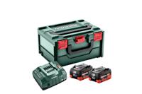 Metabo Basis-set 18V LiHD 2x 10Ah Accu's in metabox 685142000