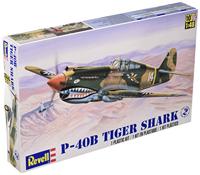 Revell 85-5209 Monogram P-40B Tiger Shark 1:48 Modelvliegtuig Modelbouw, meerkleurig, Jan-48