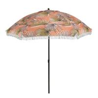 In The Mood Collection Parasol Palmbladeren - H238 x Ø220 cm - Oranje