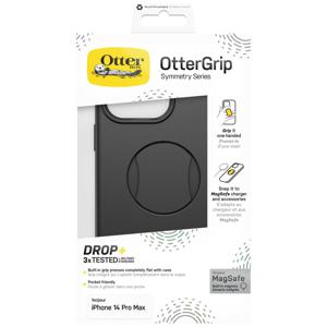 Otterbox OtterGrip Symmetry Cover Apple iPhone 14 Pro Max Zwart MagSafe compatible, Stootbestendig