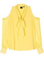 PINKO blouse à épaules dénudées - Jaune