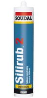 Soudal Silirub 2 | Siliconenkit | Donkerbruin | 300 ml - 101940