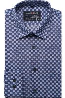 Marvelis Casual Modern Fit Overhemd marine/blauw, Motief