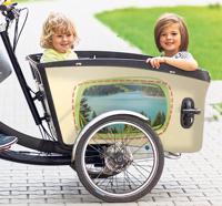 Bakfiets sticker eigen foto