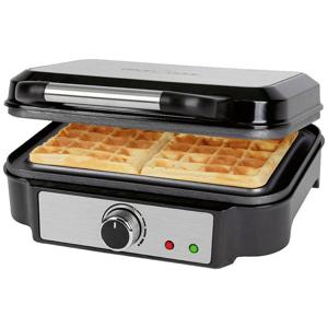 ProfiCook PC-WA 1240 2 wafel(s) 1000 W Zwart, Roestvrijstaal