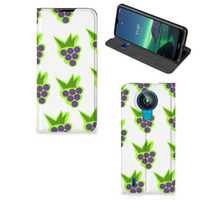 Nokia 1.4 Flip Style Cover Druiven - thumbnail