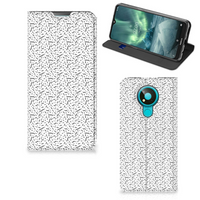 Nokia 3.4 Hoesje met Magneet Stripes Dots - thumbnail