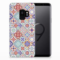 Samsung Galaxy S9 TPU Siliconen Hoesje Tiles Color