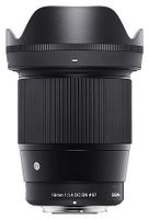 Sigma 16mm F1.4 DC DN | C MILC Groothoeklens Zwart - thumbnail