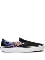 Vans baskets Classic Slip-On 'Electric Flame' - Noir - thumbnail