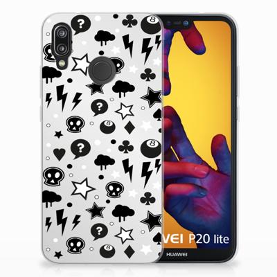 Silicone Back Case Huawei P20 Lite Silver Punk