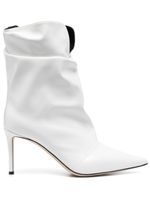 Giuseppe Zanotti bottes Yunah 90 mm à deisgn souple - Blanc