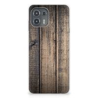 Motorola Edge 20 Lite Bumper Hoesje Steigerhout - thumbnail