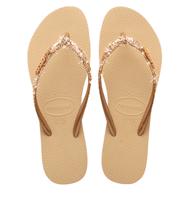 Havaianas Havaianas - Slim Glitter II | Sand Golde Goud Rubber Teenslippers Dames