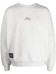 izzue sweat à détails de patchs - Gris