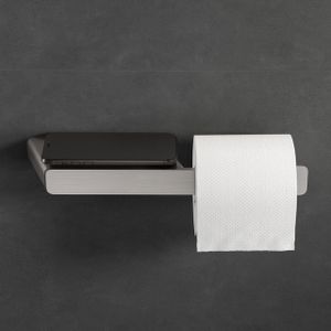 Geesa Shift Toiletrolhouder zonder klep met planchet RVS geborsteld 91992405