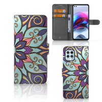 Motorola Moto G100 Hoesje Purple Flower