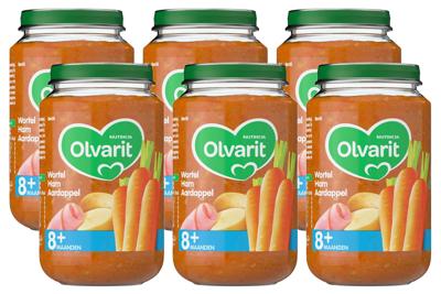 Olvarit 8m06 Wortel Ham Aardappel Olvarit 8m06 Wortel Ham Aardappel