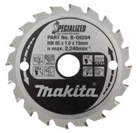 Makita 190x30x2,0 24T 20g Zaagblad Hout - B-09195