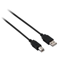 V7 V7E2USB2AB-1.8M USB-kabel (stekker-A naar stekker-B, 1,8 m) zwart