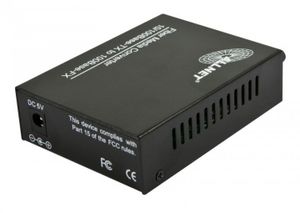 ALLNET ALL-MC107-ST-MM netwerk media converter 100 Mbit/s Multimode Zwart