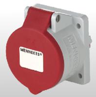 Mennekes CEEform Rood cee-contactdoos, aanbouw, kunststof, rood, IEC-stroomsterkte