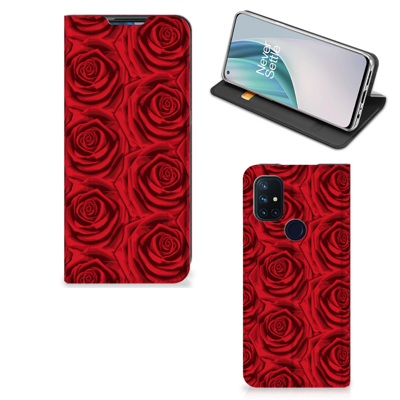 OnePlus Nord N10 5G Smart Cover Red Roses OnePlus Nord N10 5G Smart Cover Red Roses