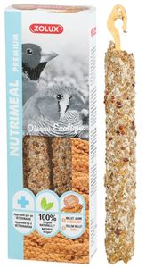 ZOLUX NUTRIMEAL STICK TROPISCHE VOGEL GELE GIERST 110 GR 3 ST