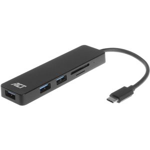 USB-C Hub 3 port met cardreader USB-hub