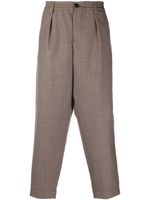 Marni pantalon droit en laine - Marron