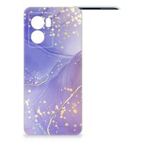 Hoesje maken voor OPPO A77 | A57 5G Watercolor Paars - thumbnail