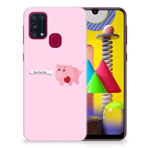 Samsung Galaxy M31 Telefoonhoesje met Naam Pig Mud