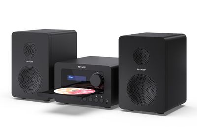 Sharp XL-B520D Stereoset AUX, Bluetooth, DAB+, USB Incl. afstandsbediening 40 W Zwart