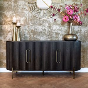 Richmond Dressoir Luxor Eikenhout, 180cm - donkerbruin