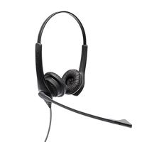 Jabra Biz 1100 EDU Stereo Headphones with Microphone for Students - Noise Cancelling Headset with Hearing Protection, Leatherette Ear Cushions and 3.5 mm jack connector - Black